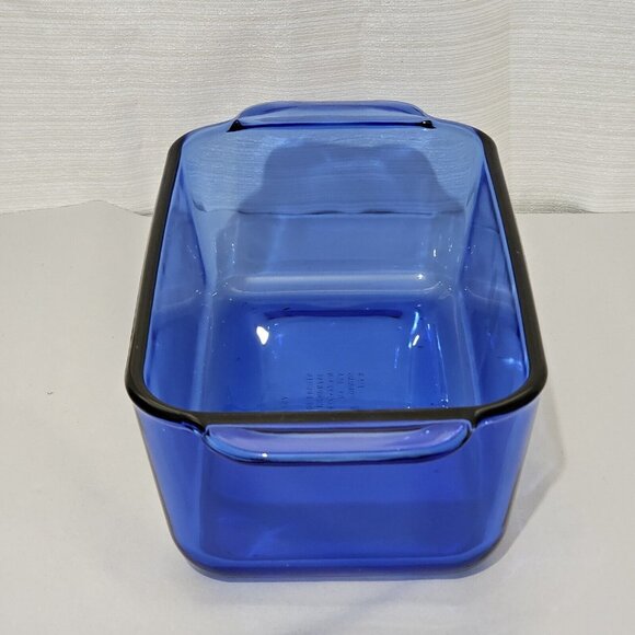 Pyrex 213-R Originals Cobalt Loaf Pan 8.5" vintage bread baker dish 1.5L/qt - Picture 8 of 15